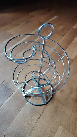 Corbeille à fruit spirale