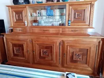 buffet en merisier massif