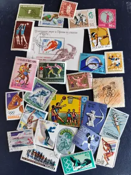 lot unique timbres sports 17/06