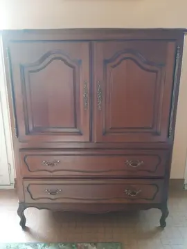 Meuble TV merisier