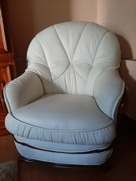 Fauteuil cuir