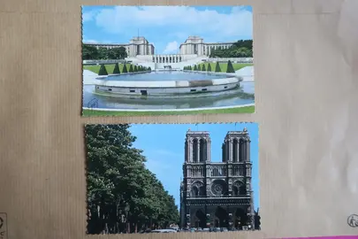Lot de 2 Cartes postales PARIS et ses Merveilles