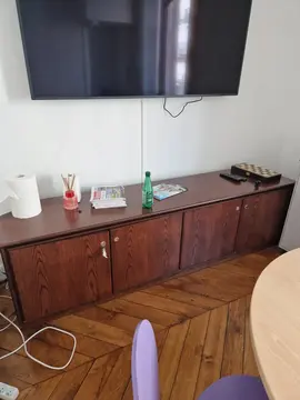 Meuble de bureau ou salon véritable bois