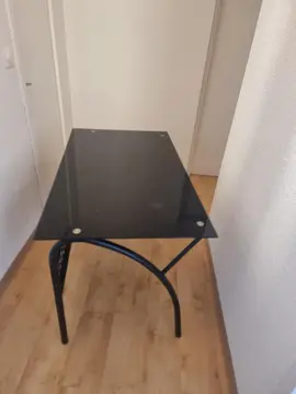 table en verre