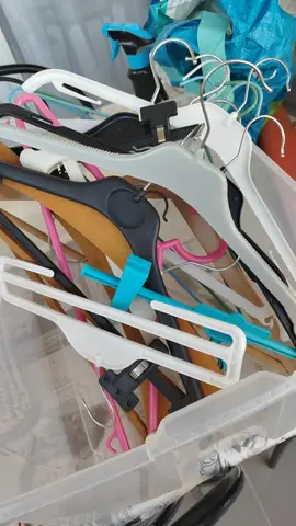 Cintres plastiques et bois