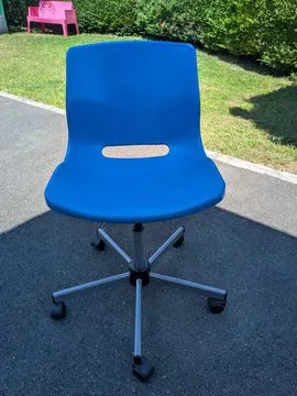 Chaise de bureau bleu Ikéa