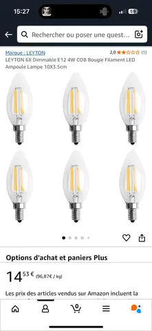 ampoules led neuves