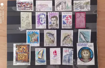 timbres de France, lot 26, année 1990