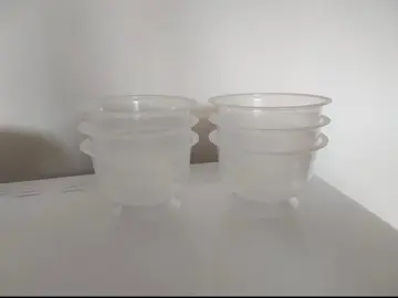 Coupelles plastique crystal recyclable