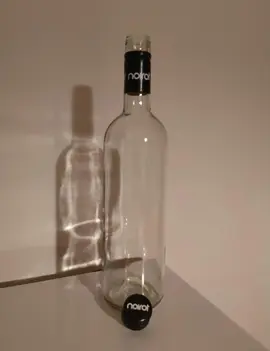Bouteille en verre 75 ml avec bouchon hermétique