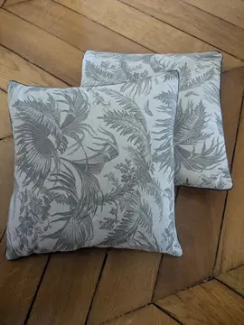 lot de 2 petits coussins