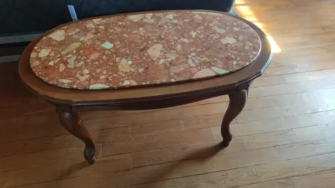 table basse marbre