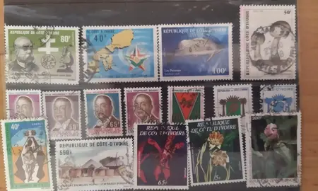 timbres de Côtes d'Ivoire (lot 1)