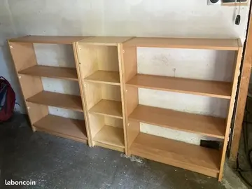 étagères en bois