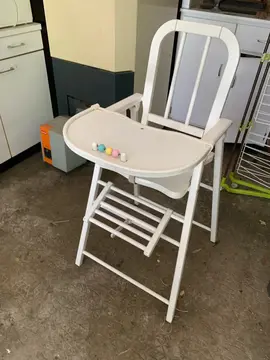 chaise haute bois