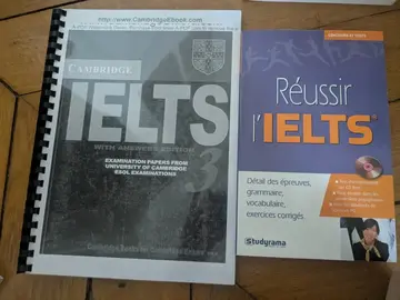 livres pour s'entraîner à l' IELTS