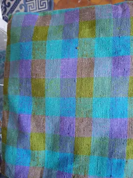 petit coussin tissu écossais