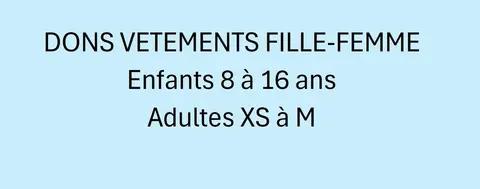 Don Vêtements filles femmes