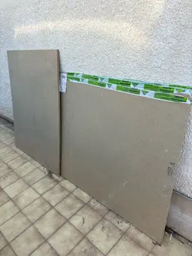 2 Plaques en agglo