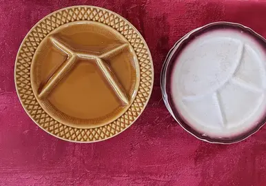 assiettes à fondue