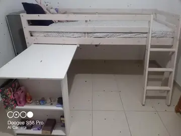 2 lits mezzanine bureau enfants