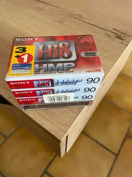 Cassettes HI8 caméscope sony