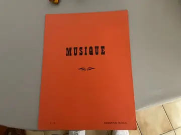 Cahier de musique