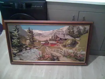 Canevas Cadre Paysage Montagne