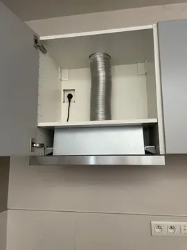 Hotte Ikea avec placard