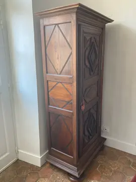 armoire bois ancienne pointe de dialant