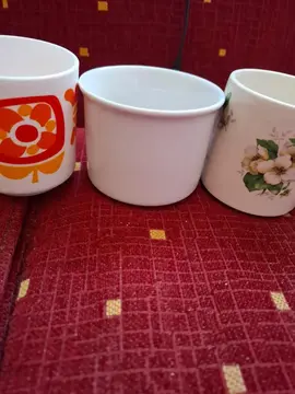 lot de 3 tasses vintage