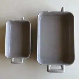 2 plats en céramique