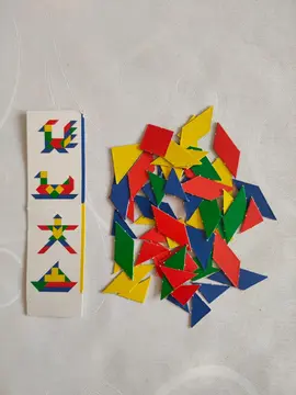 Mini-Tamgram en carton fin