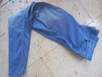 Jean en coton bleu