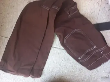 Pantalon shein marron en coton 13 ans