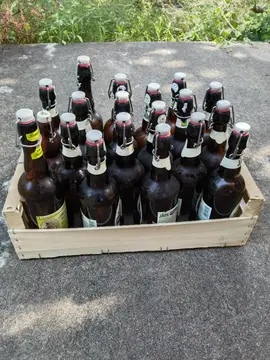 bouteilles en verre à bouchon mécanique