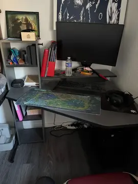 Bureau d’angle noir