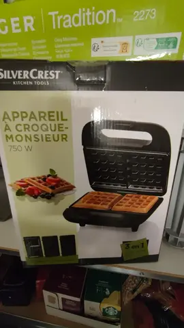 gaufrier, croque monsieur