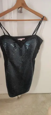 Robe à paillette noire Taille S