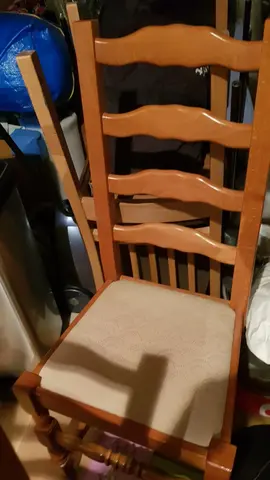 4 chaises bois