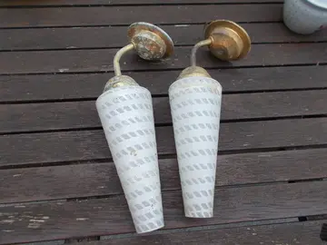 2 vieilles appliques vintage