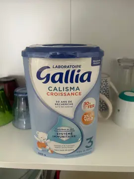 lait galia 3 pas encore utilisé