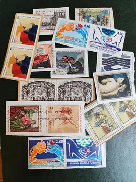 joli lot timbres grand format.22/06