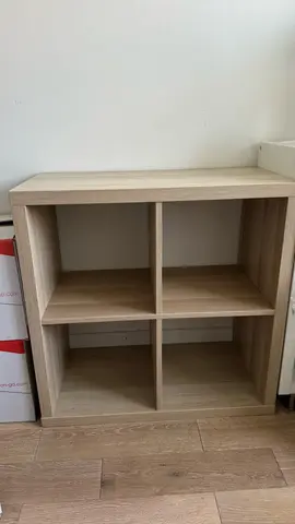 Meuble bois 4 cases IKEA