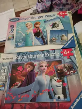 deux puzzles reine des neiges