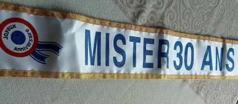 écharpe Mister 30 ans