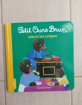 Livre pour enfant "Petit Ours Brun adore les crêpes"