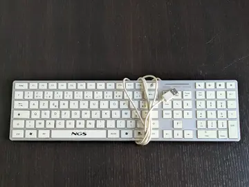 Clavier filaire USB blanc