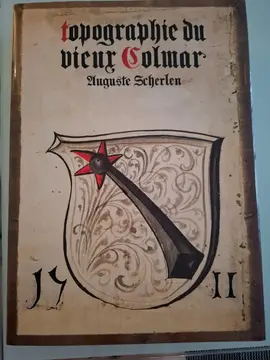 Livre Topographie du vieux Colmar