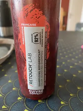 schampoing repigmentant cuivré
